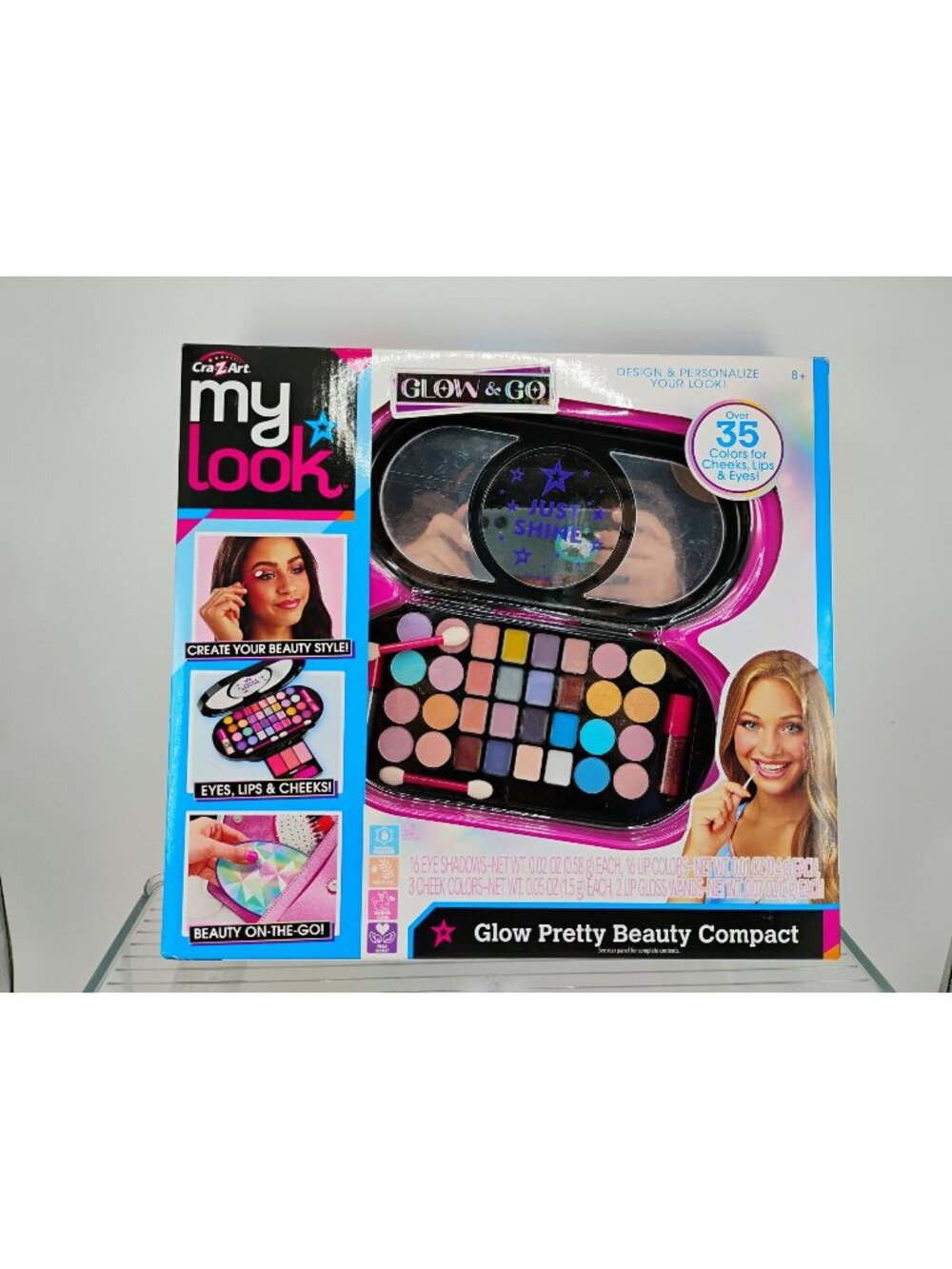 Cra-Z-Art My Look Glow & Go Pretty Beauty Compact Set